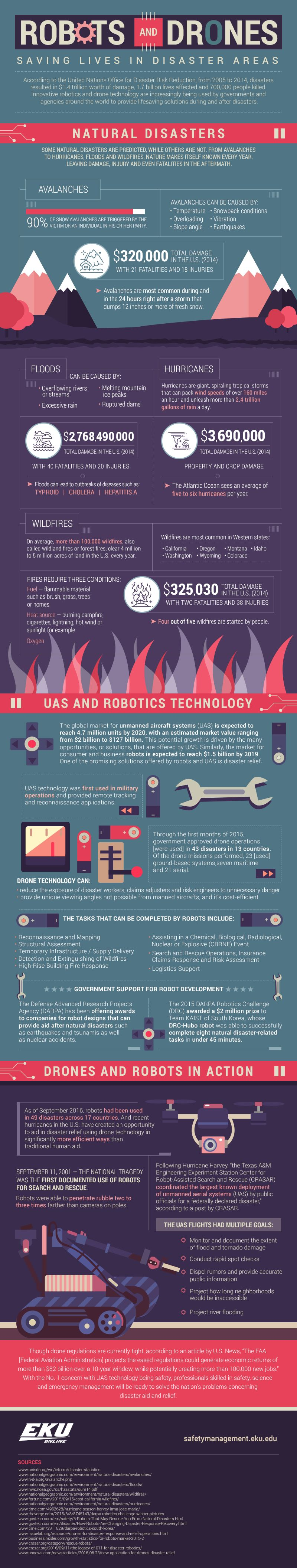 Infographic: How Robots and Drones Save Lives When Disasters Hit ...